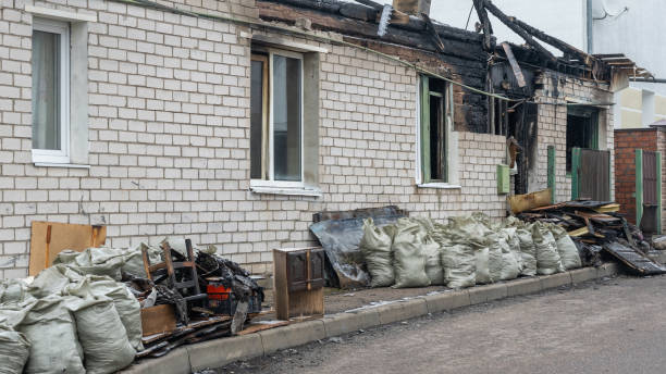 Professional Fire Damage Repair technician working in Woodbine, NJ